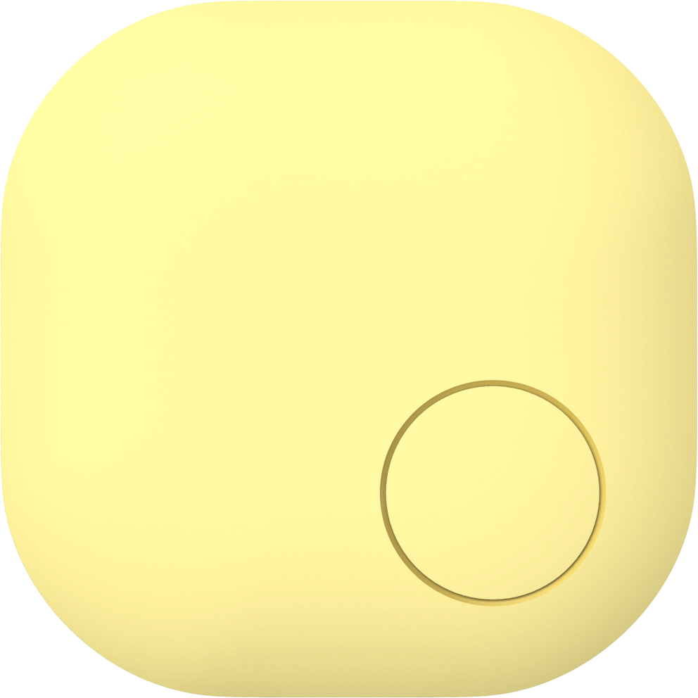 Classic Design Nut Find2S Smart Tracker - Lemon - NutFind
