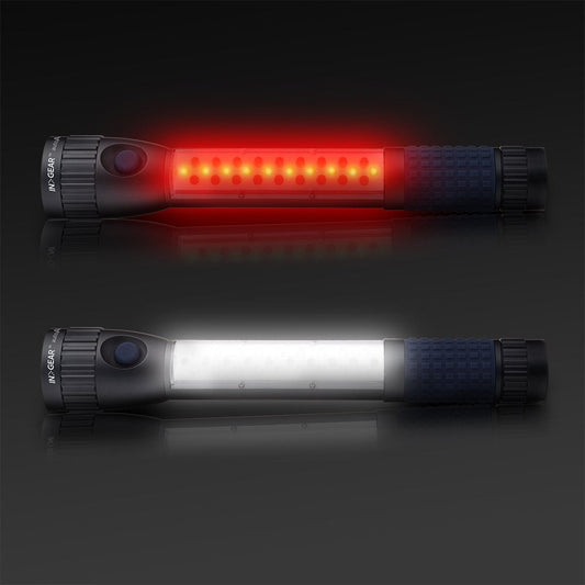 InGear Auto RoadSide Emergency Alerting Ultra Bright LED Flashlights Multi Tool with Ultra Strong Magnetic Base - NutFind - The best bluetooth tracker